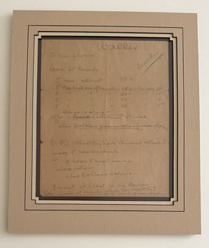 Handwritten Internal Note/Letter By Thomas Edison