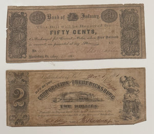 Civil War Era Municipal Notes