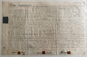 18th Century Indenture During Reign Of King George The Third