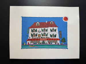 Okumura Yuzuru signed artist proof, Taverne de Maiter Gros