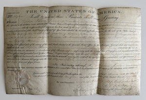 1832 Andrew Jackson U. S. Land Grant Patent