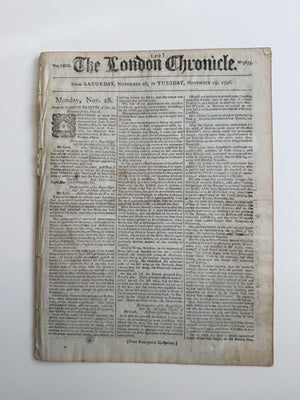 The London Chronicle, Nov. 26-29, 1796