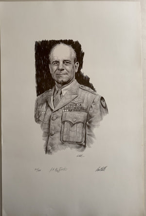 Signed Print Of General Doolittle