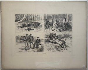 Civil War Illustration: Edwin Forbes, 1876, Plate 29