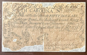 1779 South Carolina Colonial Currency