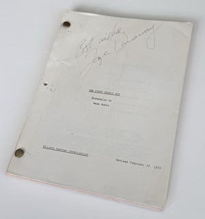 Faye Dunaway 127 Page Inscribed Script “The First Deadly Sin”
