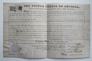 1861 Abraham Lincoln Administration Land Patent