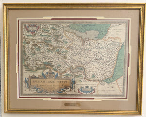 1590 Map By Ortelius