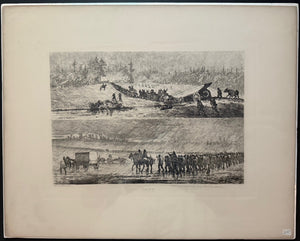 Civil War Illustration: Edwin Forbes, 1876, Plate 19