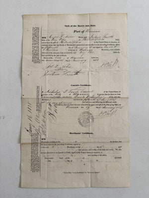 1838 Phila. To Havana Shipping Document Involving Controversial Nicholas Trist