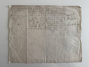1631 Financial Warrant During Reign Of King Charles I