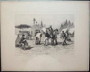 Civil War Illustration: Edwin Forbes, 1876, Plate 28