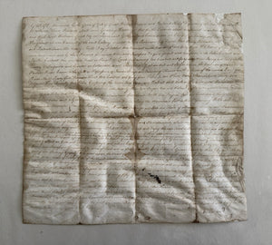 Thomas Lee Signed 1743 Document