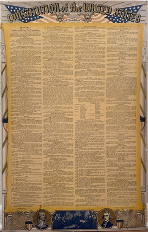 Constitition, 1939 Educational Poster.