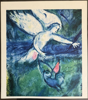 Hand Signed Chagall Poster, Musée National