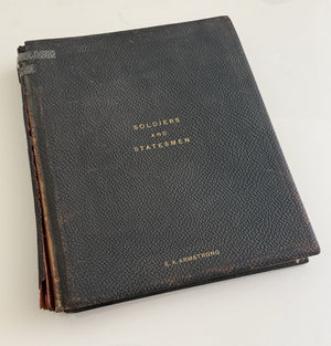 Soldiers And Statesmen. Library Of Otto Orren Fisher