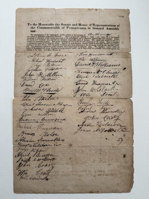 1850 Montour County PA Formation Petition