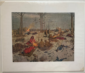 Civil War Illustrations: Gilbert Gaul, c. 1907, Waiting for Dawn