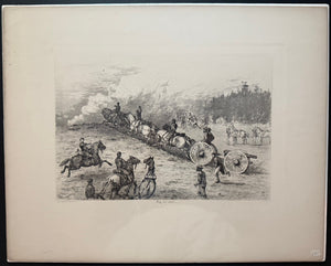 Civil War Illustration: Edwin Forbes, 1876, Plate 36