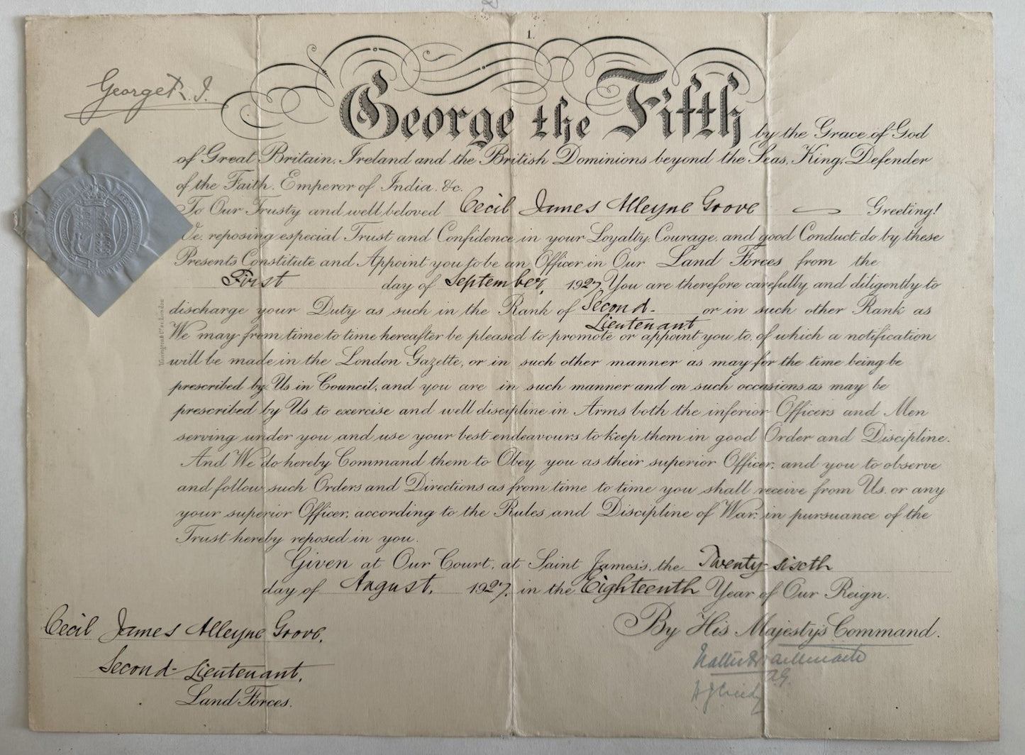 George The Fifth Document 