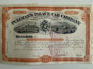 Pullman Stock Certificate