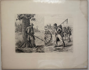 Civil War Illustration: Edwin Forbes, 1876, Plate 8