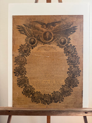 Original 1838 Woodruff Declaration of Independence