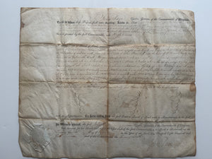 1805 Virginia Land Grant Signed by Governor John Page – Rockbridge County – Original Commonwealth Seal
