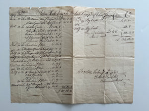 1759–1763 Colonial Boston Merchant Ledger – John Hull & Co. – Estate of Ebenezer Storer – Original Account Current – Pre-Revolutionary Massachusetts