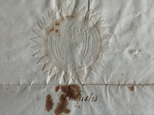 1824 William Eustis Signed Massachusetts Militia Commission — Governor & Revolutionary War Veteran