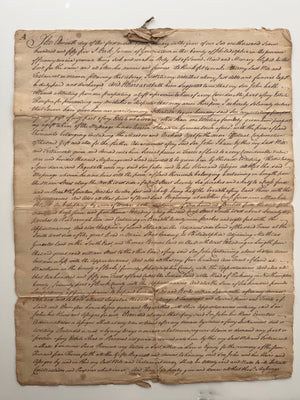 1755 Colonial Germantown Will of Dirk Jansen—Certified and Signed by Chief Justice Benjamin Chew, 1774