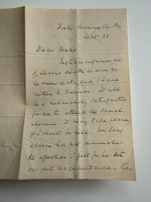 c1863-83 Ingram family documents