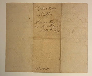1814 Kentucky Frontier Court Subpoena Signed by Pioneer Benjamin Helm – Ezekiel Hart v. Thomas Key