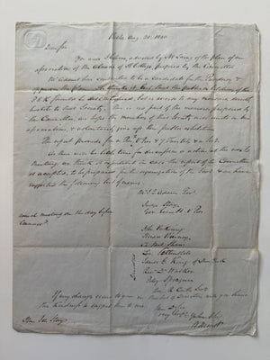 1840 John Quincy Adams Accepts Presidency of the Newly Formed Harvard Alumni Association — Foundational 1840 Letter to Supreme Court Justice Joseph Story