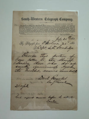 1862-1863 CONFEDERATE GENERAL DANIEL RUGGLES—THREE-DOCUMENT CIVIL WAR ARCHIVE—UNION GUNBOATS, CORINTH, SHILOH CAMPAIGN AND CONSCRIPTION
