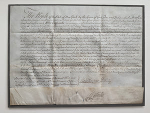 1791 George Clinton Signed New York Land Patent — 400 Acres at Historic Catharine’s Town, Destroyed During the Sullivan–Clinton Campaign