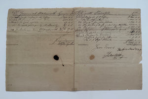 1779 Jeremiah Wadsworth Revolutionary War Account Signed by Peter Colt — Hartford