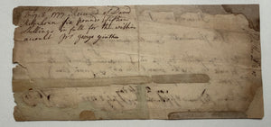 1777 Thomas Wharton Jr., First President of Pennsylvania — Revolutionary War Express-Rider Payment Order