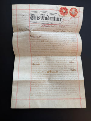 1892 Victorian London Mortgage Indenture – Five Battersea Houses on Glycena Road