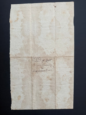 Two North Carolina Slavery Documents Naming Enslaved Girls Sall and Bonetta – Dixon Family, 1790 and 1812