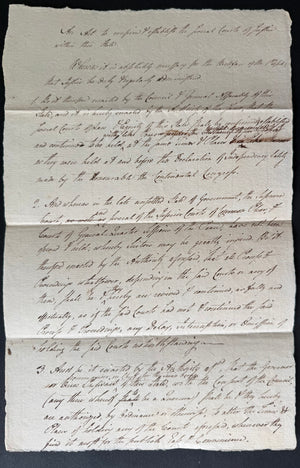 Building a Government During Revolution: Eight Original New Jersey Legislative Manuscripts, 1776–1778