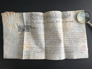 Thomas Mifflin–Signed 1794 Pennsylvania Land Patent — 400-Acre “South Hill” Tract with Great Seal