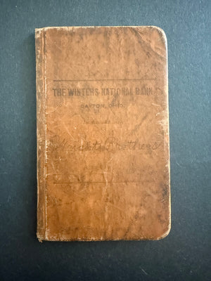 Wright Brothers’ Original Business Bankbook, 1908–1912—Attributed Wilbur Wright Inscription