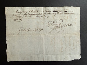 1777 Oliver Ellsworth & Jesse Root — Two Revolutionary War Pay Orders for Soldiers’ Clothing and Medical Care