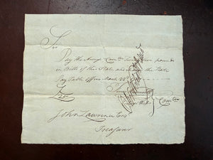1781 Revolutionary War Pay Order Endorsed by Benjamin Tallmadge — George Washington’s Spymaster