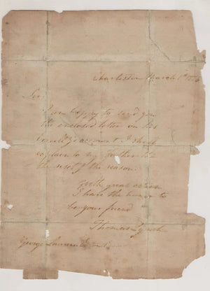1776 Thomas Lynch Jr.—The Rarest Signature of Any Declaration Signer—Extraordinary March 1776 Autograph Letter Signed